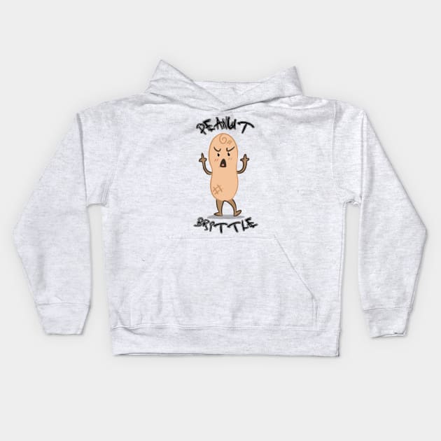 Peanut Brittle Kids Hoodie by itshisk